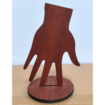 Holzhandwerk Verzierungen Ring Display Stand Der perfekte Weg, um Ihre Ringe zu zeigen