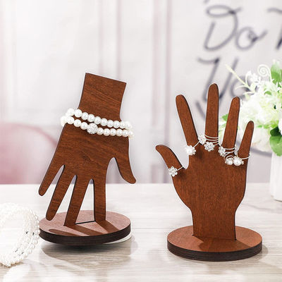 Holzhandwerk Verzierungen Ring Display Stand Der perfekte Weg, um Ihre Ringe zu zeigen