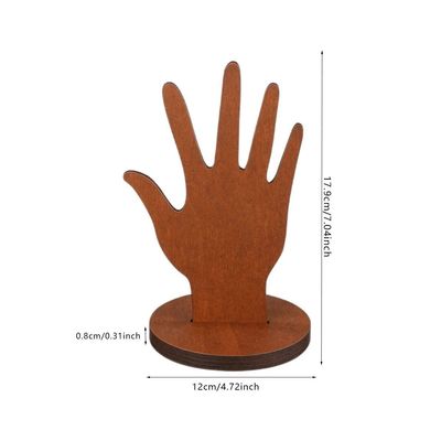 Holzhandwerk Verzierungen Ring Display Stand Der perfekte Weg, um Ihre Ringe zu zeigen