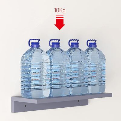 Dekoratives Wandregal Set aus 2 Kiefernholz Schwimmbäumen Wandmontiert für Wohnzimmer