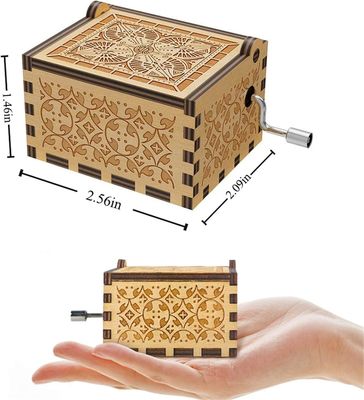 U R Mein Sonnenlicht Sonnenblumen Musik-Box Umwelt Holz graviert Farbiger Laser