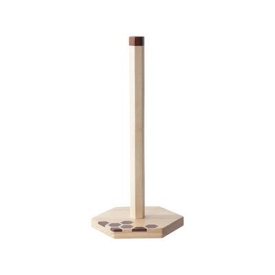 Logo Anpassung Logo Akzeptabel Lackiertes Holz Toilettenpapierhalter für Bad