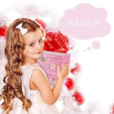 Geschenk-Paket Mahlzeit Prinzessin MDF Pink Ballerina Musical Schmuck für Mädchen