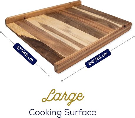 Mehrzweckbrot-Schnittbrett aus Holz mit Lippen- und Lasergravurdruck