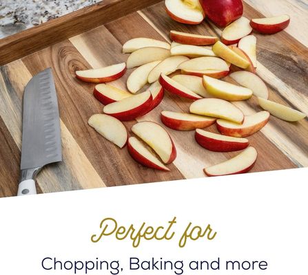 Mehrzweckbrot-Schnittbrett aus Holz mit Lippen- und Lasergravurdruck