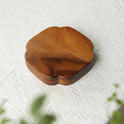 Customized Nussbox Traubenplatte Servierende Tabelle für Südamerikanische Walnuss verbrannte Druck