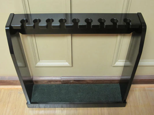 Schwarz gefertigtes Holzboden oder Wandregal Ideal für Rare Scotty Cameron Golfclubs Display