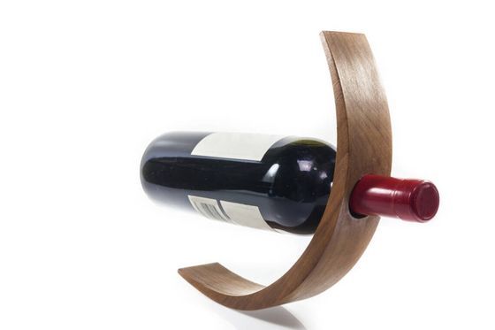 Maßgabe der Größe und Farbe Service für Stempel Druck Handhabung Olivenholz Flaschenhalter