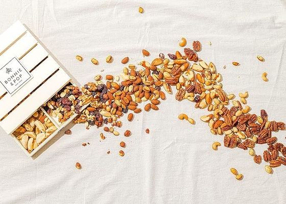 Anpassungs-Logo akzeptabel Wiederverwendbarer Holzkist für Lagerung und Druck Lasergravierung