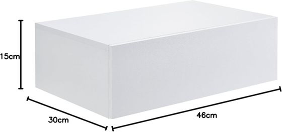 Bequeme Hallenspeicherung Massivholz Wand Schwimmbett mit Schublade 46 x 30 x 15 cm