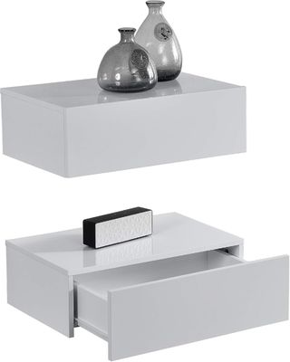 Bequeme Hallenspeicherung Massivholz Wand Schwimmbett mit Schublade 46 x 30 x 15 cm