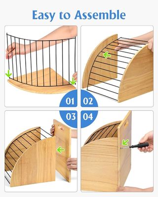 Multifunktionaler Holzschreibtisch-Organisator für Klassenzimmer und Büro
