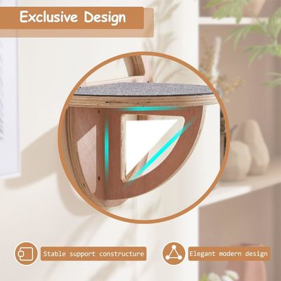 Elegante Weinkisten Holzkatzen-Wandtreppen Kletterregale für Spannung