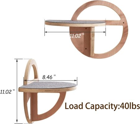 Elegante Weinkisten Holzkatzen-Wandtreppen Kletterregale für Spannung