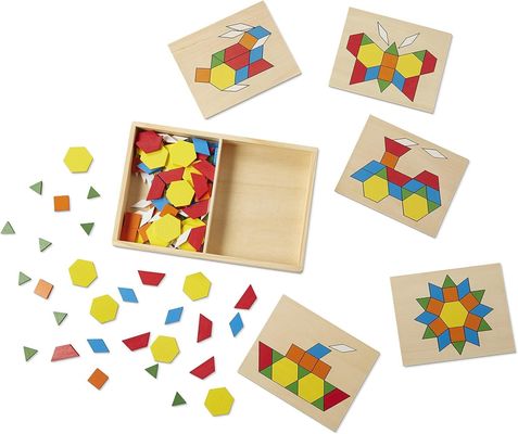 ISO9001 2008 FSCI BSCI zertifizierte Bausteine aus Holz Regenbogen für die Frühbildung