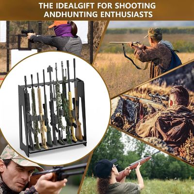 Aufbewahrungshalter Regalen Badezimmer vertikale Schrotflinte Anzeige Stand für Zuhause oder Garage Safe