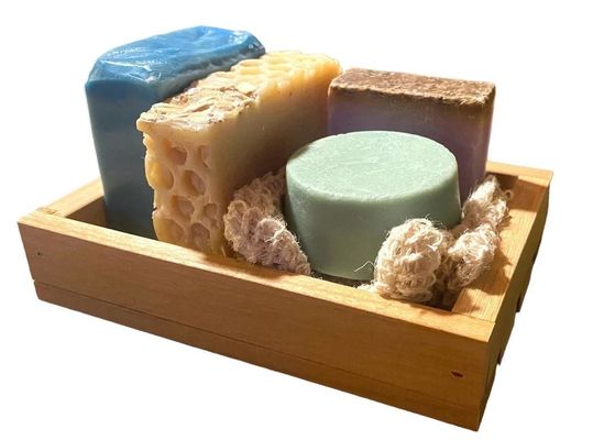 All-Season 14 Stück handgefertigte Holzseifen Geschenksätze kostenlose Probe morgen zur Verfügung gestellt