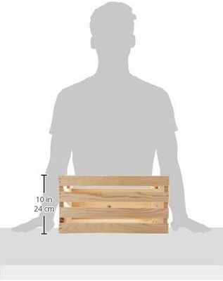18 Lx12.5 Wx9.5 H Große rustikale Holzkiste für Ihr Zuhause