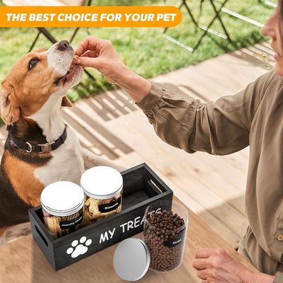 Funktionale Konstruktion Luftdichtes Tierfutter-Organisator für einfachen Zugang und Lagerung 6.2*6.2*4.48