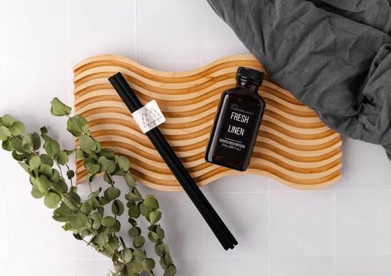 Dekorative Ahornholz Wavy Board Display Serving Tray für modernen Custom Boho Stil