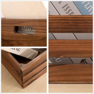 Heimdekoration Maßgeschneiderter Satz von 3 Holzkistenpaletten mit bemalten Techniken