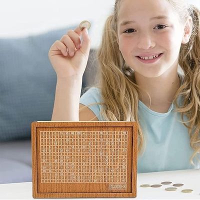 Holz-Schweinchenbank mit Zählern - Ein lustiger und funktionaler Weg, um Ihre Sparziele zu erreichen