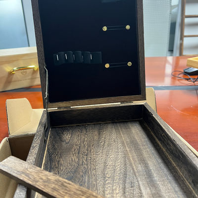 Bestellung Paulownia Holz Multifunktionsmalkasten mit Lagerung