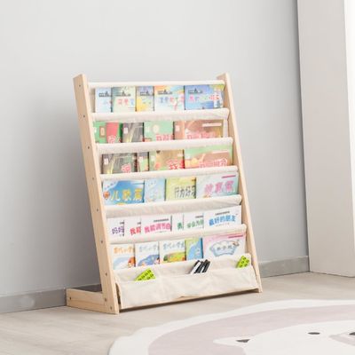 6 Stufe Kinder-Buchregal für Schlafzimmer Produktregal Holz Buchlagerregal Anzeige