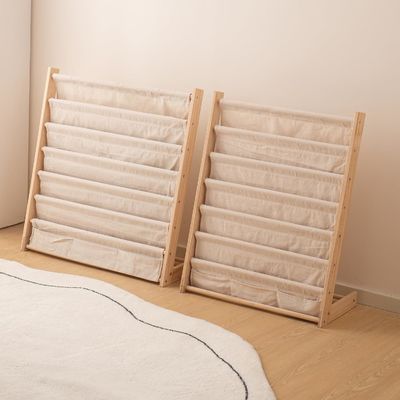 6 Stufe Kinder-Buchregal für Schlafzimmer Produktregal Holz Buchlagerregal Anzeige