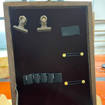 Bestellung Paulownia Holz Multifunktionsmalkasten mit Lagerung