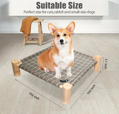 Holz hochgebautes Hunde- und Katzenbett und Katzenhängerbett verbessert den Komfort und die Gesundheit Ihres Haustieres