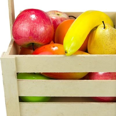 Anpassungs-Antikholz-Pine-Speicherkörbe für tragbare Fruchtorganisation