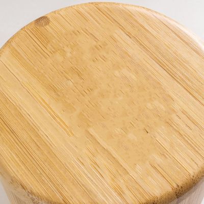 Multifunktionale Bambus-Salzkeller-Lagerbox mit Magnetdeckel Handgefertigt 6 Unzen Kapazität