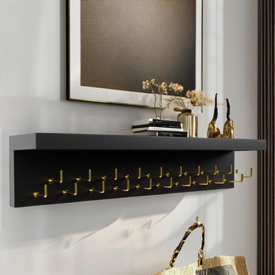 Holz Trophäe Anzeige Haushaltsgeräte Medaille Hanger und Trophäe Regal mit Haken