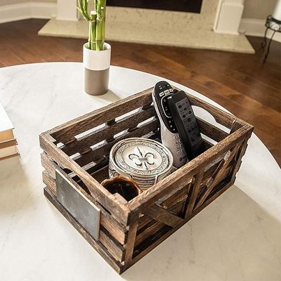 Vintage-Haus Garten Stapeln Holzkisten Rustikal Finish Braune Nistboxen