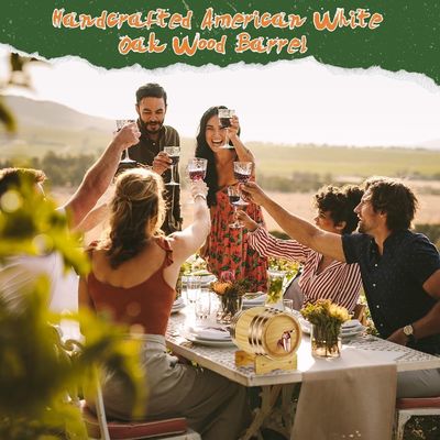 Whisky-Fässer-Cocktail-Dispenser für Vintage-Spirituosen und -Liker