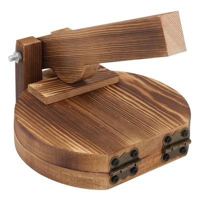 10 Zoll Acacia Holz Tortilla Pressemacher für hausgemachte mexikanische Tortillera garantiert