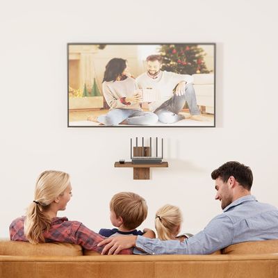 Individuell gefertigtes Schwebendes Fernsehregal für DVD-Player Kabelboxen Router Spielekonsolen