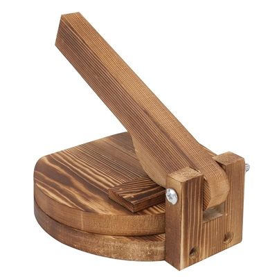 10 Zoll Acacia Holz Tortilla Pressemacher für hausgemachte mexikanische Tortillera garantiert