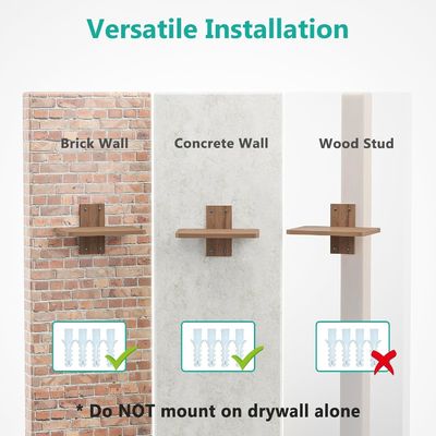 Individuell gefertigtes Schwebendes Fernsehregal für DVD-Player Kabelboxen Router Spielekonsolen