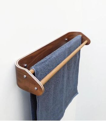 Holz-Doppelthandtuchstäbe Wandmontiertes Badhandtuchregal zum Halten von Küchengeräten