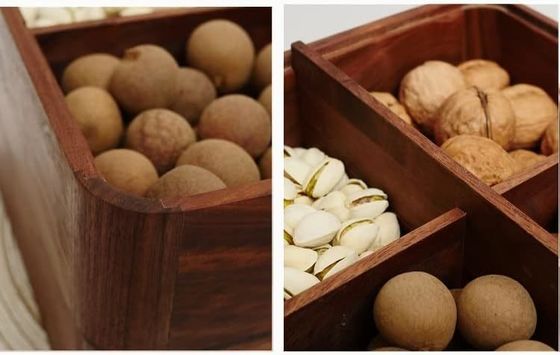 Holz-Doppelschicht-Fruchtplatte mit transparenter Abdeckung