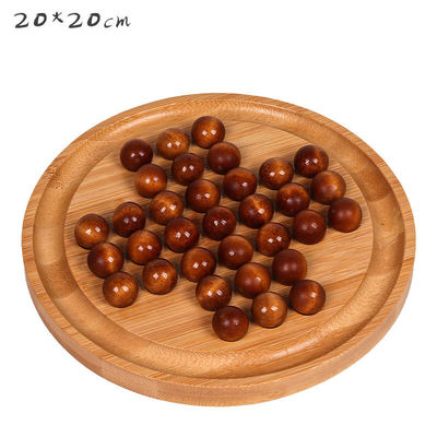 Personalisiertes Logo 202407 Bambus Einzel-Unabhängiges Schachtischspiel für Erwachsene und Kinder