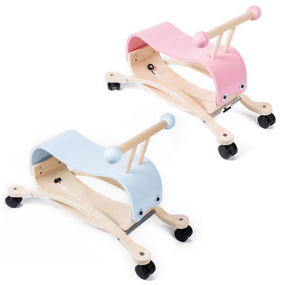 Postverpackung Y Holzkinder Reiten Pferd Montessori-Bildungsaktivität für Kleinkinder