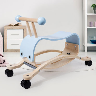 Postverpackung Y Holzkinder Reiten Pferd Montessori-Bildungsaktivität für Kleinkinder