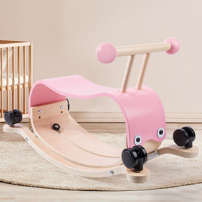 Postverpackung Y Holzkinder Reiten Pferd Montessori-Bildungsaktivität für Kleinkinder