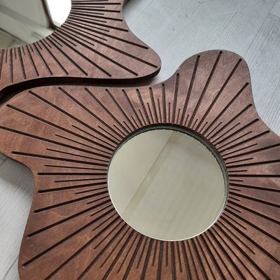 Schöne Wohnkultur Wandspiegel 3 Stück für Esszimmer und Eingang Dekoration