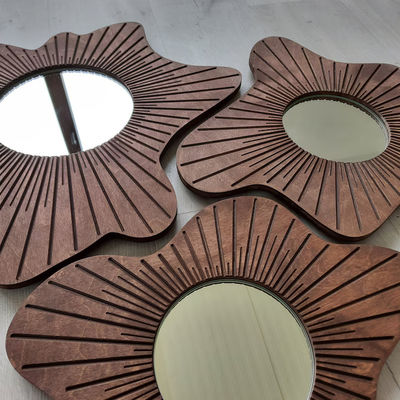 Schöne Wohnkultur Wandspiegel 3 Stück für Esszimmer und Eingang Dekoration