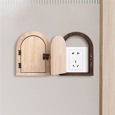 Handgefertigte Holz-Sicherheitskappen für 8,5*8,5 cm Schalter Kinderschutz