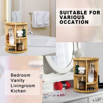 Verstellbarer Vanity Make-up Halter Rack Kosmetik Speicher Display Box mit individuellem Logo akzeptabel